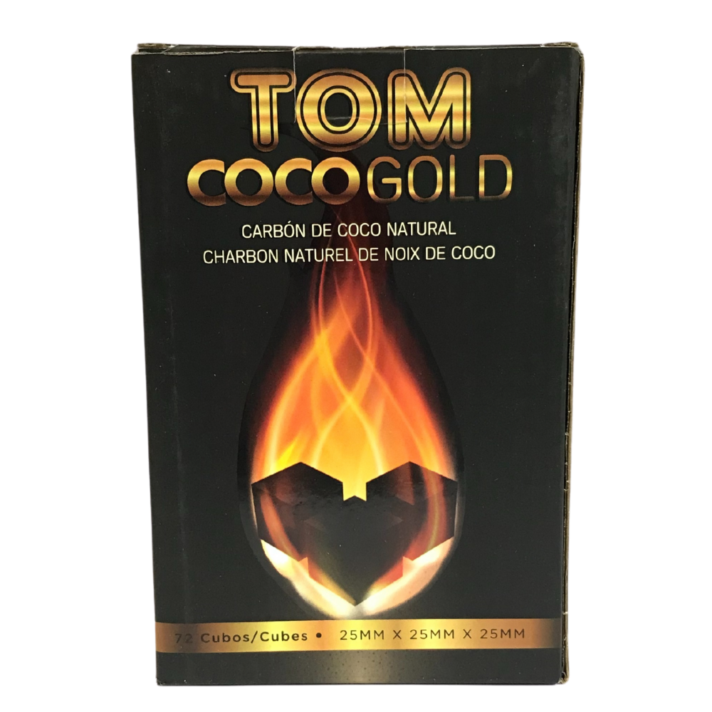 Tom Coco Gold 25mm Kohle 1kg – Maximum Shisha